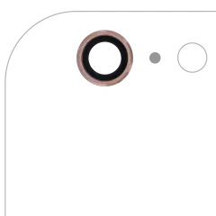 Back Camera Lens For iPhone 6 Plus / 6S Plus (Real Sapphire) (Premium) (Rose Gold) (10 Pack)