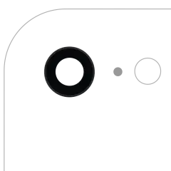 Back Camera Lens With Bracket & Bezel For iPhone 7 (Aftermarket Plus) (10 Pack)