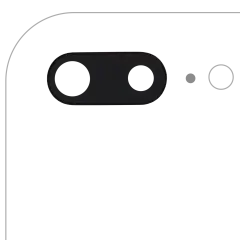 Back Camera Lens With Bracket & Bezel For iPhone 7 Plus (Real Sapphire) (Premium) (10 Pack)