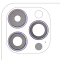 Back Camera Lens With Bracket & Bezel For iPhone 14 Pro / 14 Pro Max (3 Piece Set) (Aftermarket Plus) (Deep Purple)
