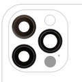 Back Camera Lens With Bracket & Bezel For iPhone 12 Pro (3 Piece Set) (Real Sapphire) (Premium) (Graphite)