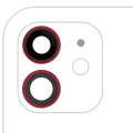 Back Camera Lens With Bracket & Bezel For iPhone 12 / 12 Mini (Aftermarket Plus) (Red)
