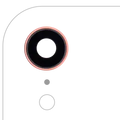 Back Camera Lens With Bracket & Bezel For iPhone XR (Real Sapphire) (Premium) (Coral) (10 Pack)