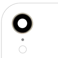 Back Camera Lens With Bracket & Bezel For iPhone XR (Real Sapphire) (Premium) (Yellow) (10 Pack)