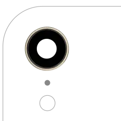 Back Camera Lens With Bracket & Bezel For iPhone XR (Real Sapphire) (Premium) (Yellow) (10 Pack)