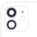 Back Camera Lens With Bracket & Bezel For iPhone 12 / 12 Mini (Aftermarket Plus) (Purple)
