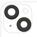 Back Camera Lens With Bracket & Bezel For iPhone 13 / 13 Mini (Real Sapphire) (Premium) (Green)