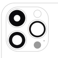 Back Camera Lens (Glass Only) With Adhesive For iPhone 14 Pro / 14 Pro Max (3 Piece Set) (Aftermarket Plus) (10 Pack)