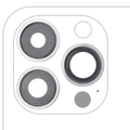 Back Camera Lens With Bracket & Bezel For iPhone 13 Pro / 13 Pro Max (Real Sapphire) (Premium) (Silver)