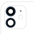 Back Camera Lens With Bracket & Bezel For iPhone 12 / 12 Mini (Aftermarket Plus) (Blue) (10 Pack)