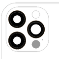 Back Camera Lens With Bracket & Bezel For iPhone 12 Pro (3 Piece Set) (Aftermarket Plus) (Gold)