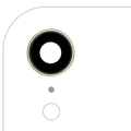 Back Camera Lens With Bracket & Bezel For iPhone XR (Aftermarket Plus) (Yellow) (10 Pack)