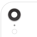 Back Camera Lens With Bracket & Bezel For iPhone XR (Aftermarket Plus) (White) (10 Pack)