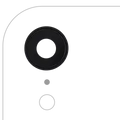 Back Camera Lens With Bracket & Bezel For iPhone XR (Aftermarket Plus) (Black) (10 Pack)