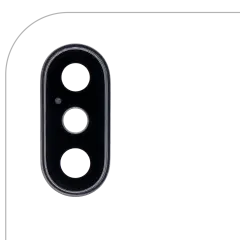 Back Camera Lens With Bracket & Bezel For iPhone XS / XS Max (Real Sapphire ) (Premium) (Space Gray)