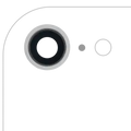 Back Camera Lens With Bracket & Bezel For iPhone 8 / SE (2020) / SE (2022) (Aftermarket Plus) (Silver) (10 Pack)