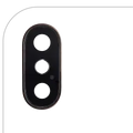 Back Camera Lens With Bracket & Bezel For iPhone XS / XS Max (Real Sapphire) (Premium) (Gold) (10 Pack)
