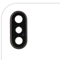 Back Camera Lens With Bracket & Bezel For iPhone XS / XS Max (Aftermarket Plus) (Gold) (10 Pack)