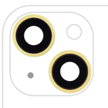 Back Camera Lens With Bracket & Bezel For iPhone 14 / 14 Plus (2 Piece Set) (Aftermarket Plus) (Yellow)