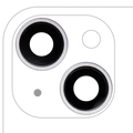 Back Camera Lens With Bracket & Bezel For iPhone 14 / 14 Plus (2 Piece Set) (Premium) (Purple)