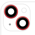 Back Camera Lens With Bracket & Bezel For iPhone 14 / 14 Plus (2 Piece Set) (Premium) (Red)