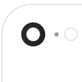 Back Camera Lens With Bracket & Bezel For iPhone 7 (Real Sapphire) (Premium) (10 Pack)