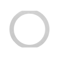 Home Button Gasket For iPad Mini 3 / Air 2 / Pro 9.7" (White) (10 Pack)