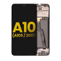 LCD Assembly With Frame For Samsung Galaxy A10 (A105 / 2019) (International Dual Sim Version) (Refurbished) (Black)