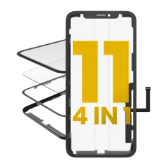 4 in 1 (Glass With OCA Pre-Installed + Frame + Digitizer ) For iPhone 11 (OCA Master)