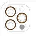 Back Camera Bezel Ring Only For iPhone 12 Pro (Gold) (3 Piece Set) (10 Pack)