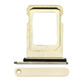 Single Sim Card Tray For iPhone 12 Pro / 12 Pro Max / 13 Pro / 13 Pro Max (Gold)