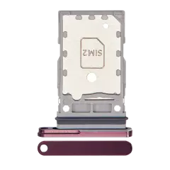 Dual Sim Card Tray For Samsung Galaxy Z Fold 4 (F936) (Burgundy)