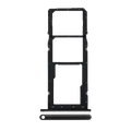 Dual Sim Card Tray For Samsung Galaxy A01 (A015 / 2020) (Black)