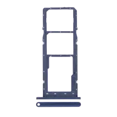 Dual Sim Card Tray For Samsung Galaxy A02S (A025 / 2020) / A03 (A035 / 2021) (Blue)