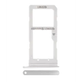 Dual Sim Card Tray For Samsung Galaxy S7 Edge (White)