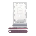 Dual Sim Card Tray For Samsung Galaxy S22 Ultra (Burgundy)