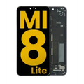 LCD Assembly With Frame For Xiaomi Mi 8 Lite (Refurbished) (Midnight Black)