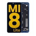 LCD Assembly With Frame For Xiaomi Mi 8 Lite (Refurbished) (Aurora Blue)