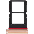 Dual Sim Card Tray For Motorola Razr Plus / Razr 50 Ultra (XT2451 / 2024) / Razr Plus 2025 (XT2557 / 2025) (Peach Fuzz)