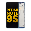 LCD Assembly With Frame For Xiaomi Redmi Note 9S (Aftermarket Plus) (Aurora Blue)