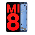 OLED Assembly With Frame For Xiaomi Mi 8 (Aftermarket Plus) (Blue)