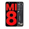 OLED Assembly With Frame For Xiaomi Mi 8 (Aftermarket Plus) (Black)