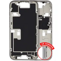 Mid-Frame Housing W/ Small Parts For iPhone 16 Pro (US Version) (Used OEM Pull: Grade A) (Natural Titanium)