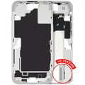 Mid-Frame Housing W/ Small Parts For iPhone 16 Plus (US Version) (Used OEM Pull: Grade A) (White)