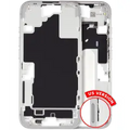 Mid-Frame Housing W/ Small Parts For iPhone 16 (US Version) (Used OEM Pull: Grade A) (White)