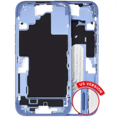 Mid-Frame Housing W/ Small Parts For iPhone 16 (US Version) (Used OEM Pull: Grade A) (Ultramarine)