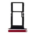 Sim Card Tray (Dual Sim) For Motorola One Hyper (XT2027-1 / 2020) (Genuine OEM) (Magenta)