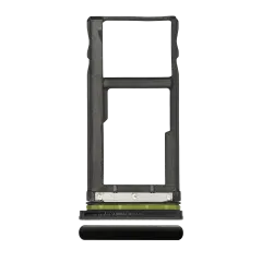 Single Sim Card Tray For Motorola One Vision (XT1970 / 2019) / P50 (XT1970 / 2019) (Black)