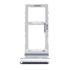 Dual Sim Card Tray For Samsung Galaxy A71 5G (A716 / 2020) (Prism Cube Silver)