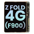Inner OLED Assembly With Frame For Samsung Galaxy Z Fold 4G (F900) (Service Pack) (Cosmos Black)